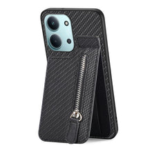 Load image into Gallery viewer, Carbon Fiber Vertical Flip Zipper Phone Case, For Redmi 15C 5G / 4G Glodal 171mm, For Xiaomi 15T, For Redmi K80 Pro / Poco F7 Ultra, For Redmi K80 / Poco F7 Pro, For Redmi Turbo 4, For Xiaomi Poco X7 Pro, For Redmi Note 12 5G, For Xiaomi 13 Pro        ...