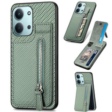 Load image into Gallery viewer, Carbon Fiber Vertical Flip Zipper Phone Case, For Redmi 15C 5G / 4G Glodal 171mm, For Xiaomi 15T, For Redmi K80 Pro / Poco F7 Ultra, For Redmi K80 / Poco F7 Pro, For Redmi Turbo 4, For Xiaomi Poco X7 Pro, For Redmi Note 12 5G, For Xiaomi 13 Pro        ...