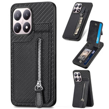 Load image into Gallery viewer, Carbon Fiber Vertical Flip Zipper Phone Case, For Redmi 15C 5G / 4G Glodal 171mm, For Xiaomi 15T, For Redmi K80 Pro / Poco F7 Ultra, For Redmi K80 / Poco F7 Pro, For Redmi Turbo 4, For Xiaomi Poco X7 Pro, For Redmi Note 12 5G, For Xiaomi 13 Pro        ...