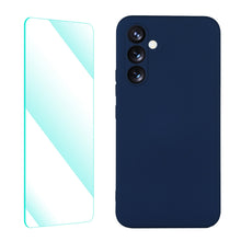 Load image into Gallery viewer, ENKAY Liquid Silicone Phone Case with Tempered Film