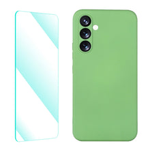 Load image into Gallery viewer, ENKAY Liquid Silicone Phone Case with Tempered Film