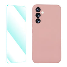 Load image into Gallery viewer, ENKAY Liquid Silicone Phone Case with Tempered Film