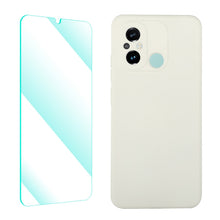 Load image into Gallery viewer, ENKAY Liquid Silicone Phone Case with Tempered Film, For Xiaomi Poco C55 / Redmi 12C
