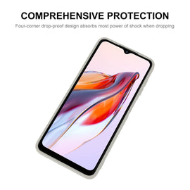 ENKAY Liquid Silicone Phone Case with Tempered Film, For Xiaomi Poco C55 / Redmi 12C