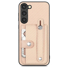 Load image into Gallery viewer, Wristband Kickstand Wallet Back Phone Case with Tool Knife, For Samsung Galaxy S24+ 5G, For Samsung Galaxy A54 5G, For Samsung Galaxy S23 Ultra 5G, For Samsung Galaxy S23+ 5G, For Samsung Galaxy A14 5G, For Samsung Galaxy A04 4G, For Samsung Galaxy S20...