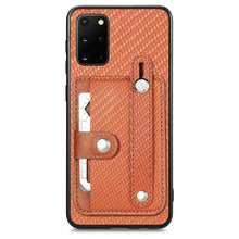 Load image into Gallery viewer, Wristband Kickstand Wallet Back Phone Case with Tool Knife, For Samsung Galaxy S20, For Samsung Galaxy A50