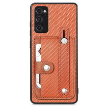 Load image into Gallery viewer, Wristband Kickstand Wallet Back Phone Case with Tool Knife, For Samsung Galaxy S24+ 5G, For Samsung Galaxy A54 5G, For Samsung Galaxy S23 Ultra 5G, For Samsung Galaxy S23+ 5G, For Samsung Galaxy A14 5G, For Samsung Galaxy A04 4G, For Samsung Galaxy S20...