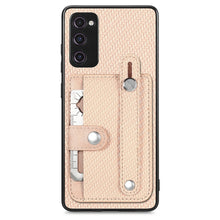 Load image into Gallery viewer, Wristband Kickstand Wallet Back Phone Case with Tool Knife, For Samsung Galaxy S24+ 5G, For Samsung Galaxy A54 5G, For Samsung Galaxy S23 Ultra 5G, For Samsung Galaxy S23+ 5G, For Samsung Galaxy A14 5G, For Samsung Galaxy A04 4G, For Samsung Galaxy S20...