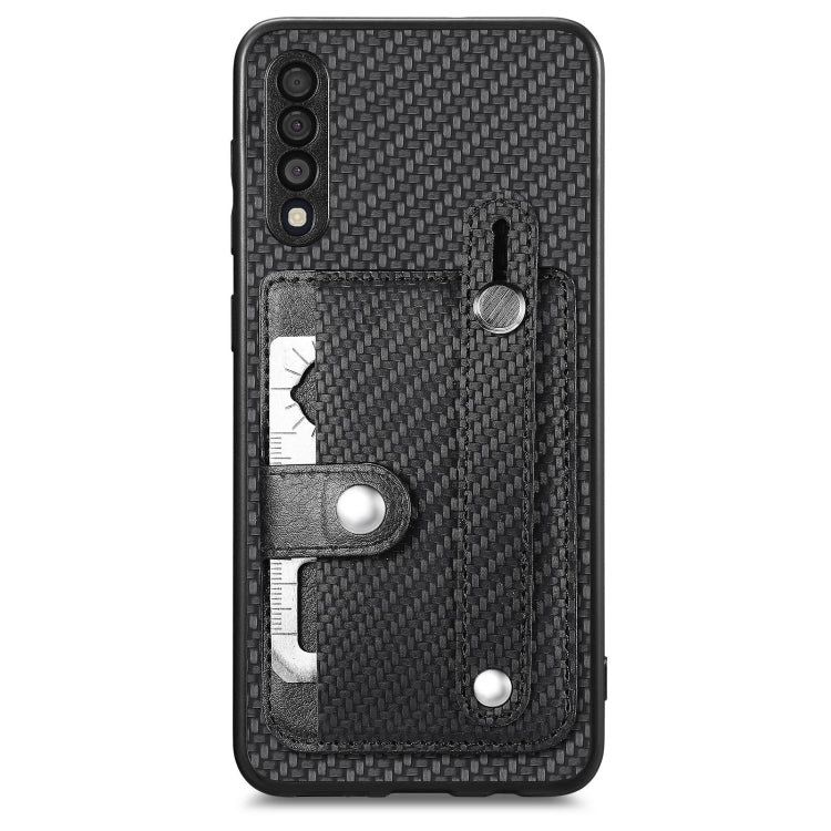 Wristband Kickstand Wallet Back Phone Case with Tool Knife