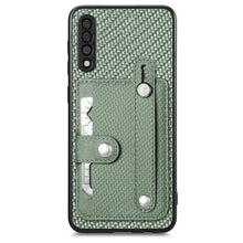 Load image into Gallery viewer, Wristband Kickstand Wallet Back Phone Case with Tool Knife, For Samsung Galaxy A50