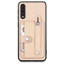 Load image into Gallery viewer, Wristband Kickstand Wallet Back Phone Case with Tool Knife, For Samsung Galaxy A50