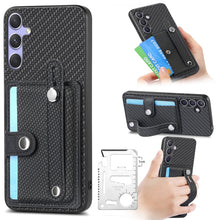 Load image into Gallery viewer, Wristband Kickstand Wallet Back Phone Case with Tool Knife, For Samsung Galaxy A57 5G, For Samsung Galaxy A37 5G, For Samsung Galaxy S25 Edge 5G, For Samsung Galaxy A56 5G, For Samsung Galaxy A36, For Samsung Galaxy S25 5G, For Samsung Galaxy S25+ 5G  ...