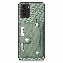 Load image into Gallery viewer, Wristband Kickstand Card Wallet Back Phone Case with Tool Knife, For Redmi Note 11T Pro 5G, For Xiaomi 11T, For Xiaomi 11 Lite, For Redmi Note 10 Pro, For Redmi Note 10, For Redmi Note 9S