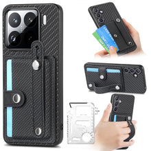 Load image into Gallery viewer, Wristband Kickstand Card Wallet Back Phone Case with Tool Knife, For Redmi 15C 5G / 4G Global 171mm, For Xiaomi 15T, For Redmi K80 Pro / Poco F7 Ultra, For Redmi K80 / Poco F7 Pro, For Redmi Turbo 4, For Xiaomi Poco X7 Pro, For Xiaomi 15 Pro           ...