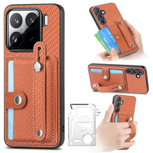 Load image into Gallery viewer, Wristband Kickstand Card Wallet Back Phone Case with Tool Knife, For Redmi 15C 5G / 4G Global 171mm, For Xiaomi 15T, For Redmi K80 Pro / Poco F7 Ultra, For Redmi K80 / Poco F7 Pro, For Redmi Turbo 4, For Xiaomi Poco X7 Pro, For Xiaomi 15 Pro           ...