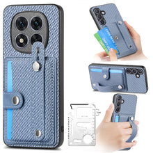 Load image into Gallery viewer, Wristband Kickstand Card Wallet Back Phone Case with Tool Knife, For Redmi 15C 5G / 4G Global 171mm, For Xiaomi 15T, For Redmi K80 Pro / Poco F7 Ultra, For Redmi K80 / Poco F7 Pro, For Redmi Turbo 4, For Xiaomi Poco X7 Pro, For Xiaomi 15 Pro           ...