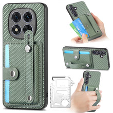 Load image into Gallery viewer, Wristband Kickstand Card Wallet Back Phone Case with Tool Knife, For Redmi 15C 5G / 4G Global 171mm, For Xiaomi 15T, For Redmi K80 Pro / Poco F7 Ultra, For Redmi K80 / Poco F7 Pro, For Redmi Turbo 4, For Xiaomi Poco X7 Pro, For Xiaomi 15 Pro           ...