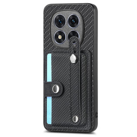 Wristband Kickstand Card Wallet Back Phone Case with Tool Knife, For Redmi Note 14 Pro+ 5G, For Redmi Note 14 Pro 5G, For Xiaomi 14 Pro, For Xiaomi 14, For Redmi 12C, For Xiaomi 13 Pro, For Xiaomi 13, For Xiaomi POCO M5 4G, For Redmi Note 11 Pro 5G