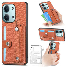 Load image into Gallery viewer, Wristband Kickstand Card Wallet Back Phone Case with Tool Knife, For Redmi 15C 5G / 4G Global 171mm, For Xiaomi 15T, For Redmi K80 Pro / Poco F7 Ultra, For Redmi K80 / Poco F7 Pro, For Redmi Turbo 4, For Xiaomi Poco X7 Pro, For Xiaomi 15 Pro           ...