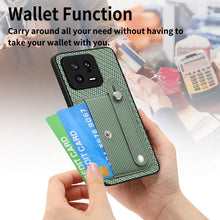 Load image into Gallery viewer, Wristband Kickstand Card Wallet Back Phone Case with Tool Knife, For Redmi 15C 5G / 4G Global 171mm, For Xiaomi 15T, For Redmi K80 Pro / Poco F7 Ultra, For Redmi K80 / Poco F7 Pro, For Redmi Turbo 4, For Xiaomi Poco X7 Pro, For Xiaomi 15 Pro           ...