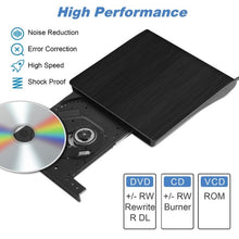Load image into Gallery viewer, BT638 Notebook Desktop External USB 3.0 Portable CD Player CD-RW Optical Drive Burner, BT638