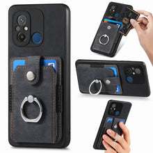 Load image into Gallery viewer, Retro Skin-feel Ring Card Wallet Phone Case, For Redmi 12C, For Redmi Note 12 4G, For Redmi Note 12 Pro+