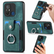 Load image into Gallery viewer, Retro Skin-feel Ring Card Wallet Phone Case, For Redmi 12C, For Redmi Note 12 4G, For Redmi Note 12 Pro+