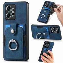 Load image into Gallery viewer, Retro Skin-feel Ring Card Wallet Phone Case, For Redmi 12C, For Redmi Note 12 4G, For Redmi Note 12 Pro+
