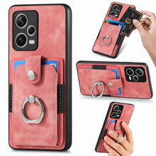Load image into Gallery viewer, Retro Skin-feel Ring Card Wallet Phone Case, For Redmi 12C, For Redmi Note 12 4G, For Redmi Note 12 Pro+