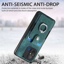 Load image into Gallery viewer, Retro Skin-feel Ring Card Wallet Phone Case, For Redmi 12C, For Redmi Note 12 4G, For Redmi Note 12 Pro+