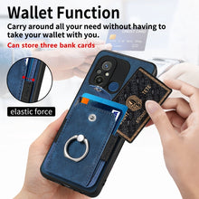 Load image into Gallery viewer, Retro Skin-feel Ring Card Wallet Phone Case, For Redmi 12C, For Redmi Note 12 4G, For Redmi Note 12 Pro+
