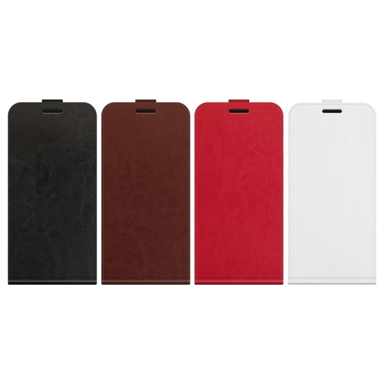 R64 Texture Single Vertical Flip Leather Phone Case, For Redmi Note 12S