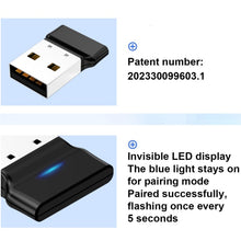 Load image into Gallery viewer, OY313 USB Bluetooth 5.3 Adapter Wireless Transmitter Receiver For PC Windows 11 10 8 7, OY313