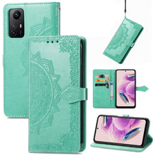 Load image into Gallery viewer, Mandala Flower Embossed Leather Phone Case, For Xiaomi Redmi Note 12S