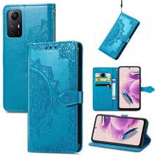 Load image into Gallery viewer, Mandala Flower Embossed Leather Phone Case, For Xiaomi Redmi Note 12S