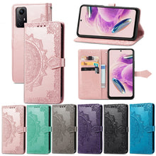 Load image into Gallery viewer, Mandala Flower Embossed Leather Phone Case, For Xiaomi Redmi Note 12S