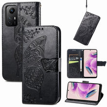Load image into Gallery viewer, Butterfly Love Flower Embossed Leather Phone Case, For Xiaomi Redmi Note 12S