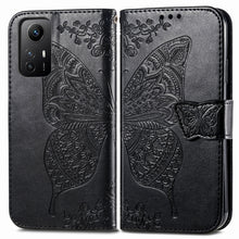 Load image into Gallery viewer, Butterfly Love Flower Embossed Leather Phone Case, For Xiaomi Redmi Note 12S