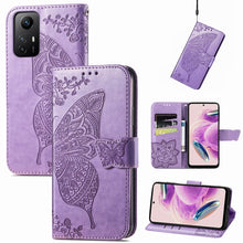 Load image into Gallery viewer, Butterfly Love Flower Embossed Leather Phone Case, For Xiaomi Redmi Note 12S