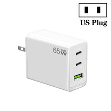 Load image into Gallery viewer, GaN PD65W Type-C x 2 + USB3.0 Laptop Adapter for Apple MacBook Series ,US Plug