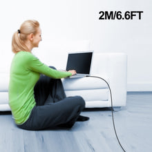 Load image into Gallery viewer, ENKAY 140W USB-C / Type-C to MagSafe 3 Nylon Braided Magnetic Charging Cable with LED Indicator for MacBook 6.6FT, ENKAY Grey, ENKAY Blue