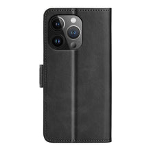 Load image into Gallery viewer, Dual-side Magnetic Buckle Horizontal Flip Leather Phone Case, For iPhone 15 Pro Max, For iPhone 15 Pro, For iPhone 15 Plus, For iPhone 15