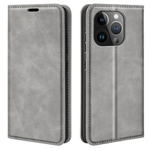 Load image into Gallery viewer, Retro-skin Magnetic Suction Leather Phone Case, For iPhone 15 Pro Max, For iPhone 15 Pro, For iPhone 15 Plus, For iPhone 15
