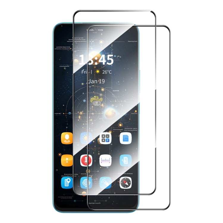 2pcs ENKAY Hat-Prince Full Glue High Aluminum-silicon Tempered Glass Film, For Redmi Note 17 4G / 5G Global 169.7mm, For Xiaomi Poco M8 Power 5G, For Redmi K100 Pro Max / Poco F9 Ultra 5G, For Xiaomi Poco F9 Pro 5G, For Redmi 17 4G / 5G Global 170mm   ...