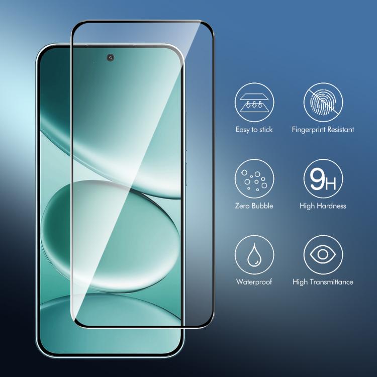 2pcs ENKAY Hat-Prince Full Glue High Aluminum-silicon Tempered Glass Film, For Redmi Note 15 Pro 5G Global 163.6mm, For Redmi 15C Global 171.5mm / Poco C85, For Redmi 15C 5G / 4G EU 173mm, For Redmi 13X, For Redmi Note 14S 4G, For Redmi Turbo 4        ...