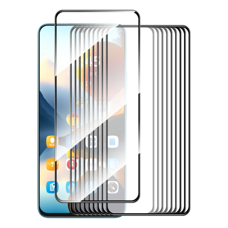 10pcs ENKAY Hat-Prince Full Glue High Aluminum-silicon Tempered Glass Film, For Xiaomi Poco M8 Power 5G, For Redmi K100 Pro Max / Poco F9 Ultra 5G, For Xiaomi Poco F9 Pro 5G, For Redmi 17 4G / 5G Global 170mm, For Redmi Note 17 4G Global 171mm         ...