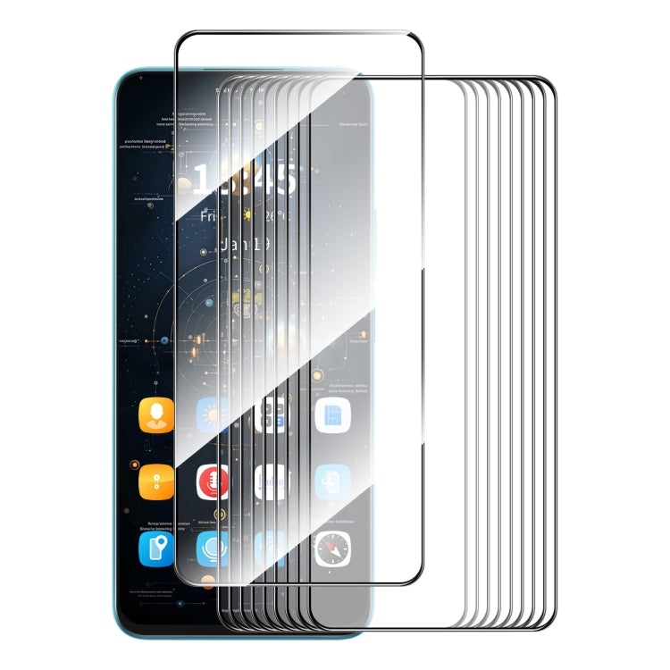 10pcs ENKAY Hat-Prince Full Glue High Aluminum-silicon Tempered Glass Film, For Xiaomi Poco M8 Power 5G, For Redmi K100 Pro Max / Poco F9 Ultra 5G, For Xiaomi Poco F9 Pro 5G, For Redmi 17 4G / 5G Global 170mm, For Redmi Note 17 4G Global 171mm         ...