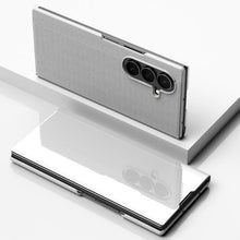 Load image into Gallery viewer, Plated Mirror Horizontal Flip Leather Phone Case with Holder, For Galaxy Z Fold8 Ultra 5G, For Galaxy Z TriFold, For Galaxy Z Fold7, For Galaxy Z Fold6, For Galaxy Z Fold5 5G