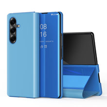Load image into Gallery viewer, Plated Mirror Horizontal Flip Leather Phone Case with Holder, For Galaxy Z Fold8 Ultra 5G, For Galaxy Z TriFold, For Galaxy Z Fold7, For Galaxy Z Fold6, For Galaxy Z Fold5 5G