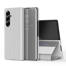 Load image into Gallery viewer, Plated Mirror Horizontal Flip Leather Phone Case with Holder, For Galaxy Z Fold8 Ultra 5G, For Galaxy Z TriFold, For Galaxy Z Fold7, For Galaxy Z Fold6, For Galaxy Z Fold5 5G